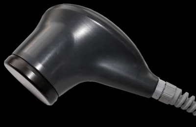 flat silver hand probe for equine therapeutic ultrasound
