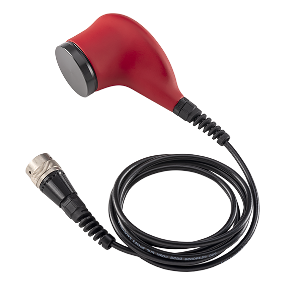 red transducer for equltrasound therapy